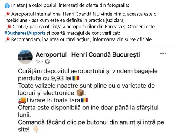 FOTO Aeroportul Otopeni, ținta unei înșelătorii: bagaje pierdute la vânzare cu 10 lei. Reacția aeroportului