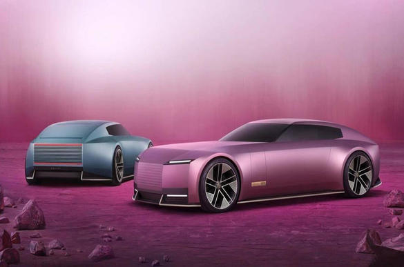 FOTO Imagini cu noul concept-car electric de la Jaguar, care introduce noua siglă, au scăpat înaintea premierei și dezvăluie proporții surprinzătoare 