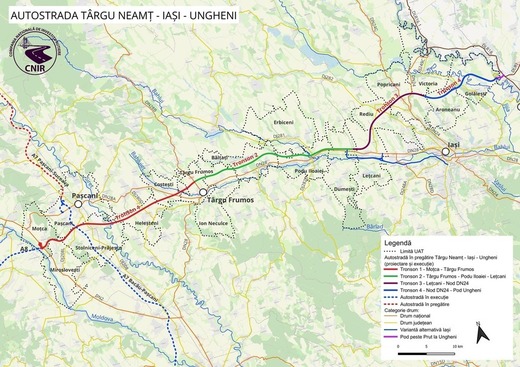 O nouă secțiune din Autostrada Unirii este pregătită pentru lansarea licitațiilor