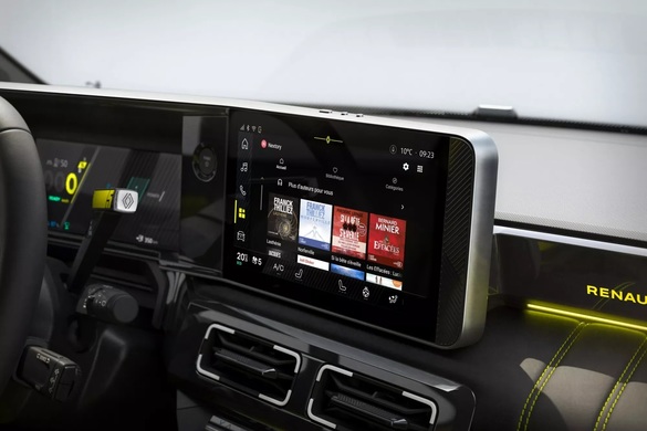 FOTO Renault introduce o aplicație de audiobooks pe sistemul multimedia al mașinilor