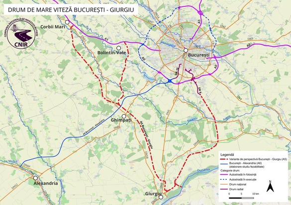 FOTO România se duce la Bruxelles cu o inițiativă inedită - Pistă de canotaj pe amplasamentul gropilor de pe șantierul Drumului de mare viteză București-Giurgiu