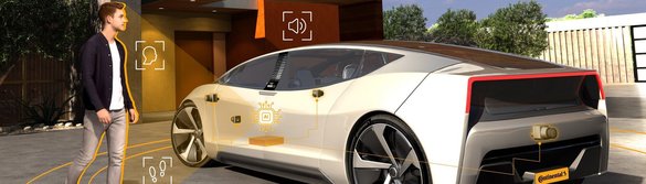 FOTO Continental, având în România o echipă importantă de ingineri, va prezenta la Las Vegas Mașina cu IQ