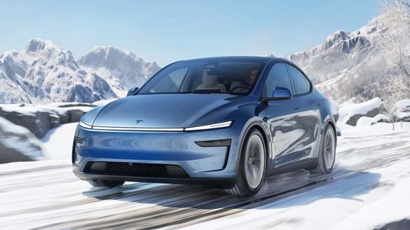 FOTO Noua Tesla Model Y facelift: design mai ascuțit și autonomie mărită
