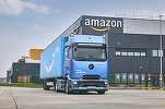 FOTO Cel mai mare contract de achiziție de camioane electrice din istorie, semnat de Mercedes și Amazon