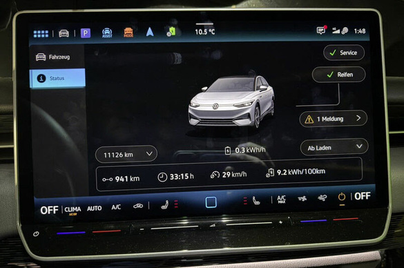 FOTO - VW ID.7 atinge un nou record de autonomie și se apropie de 1.000 km