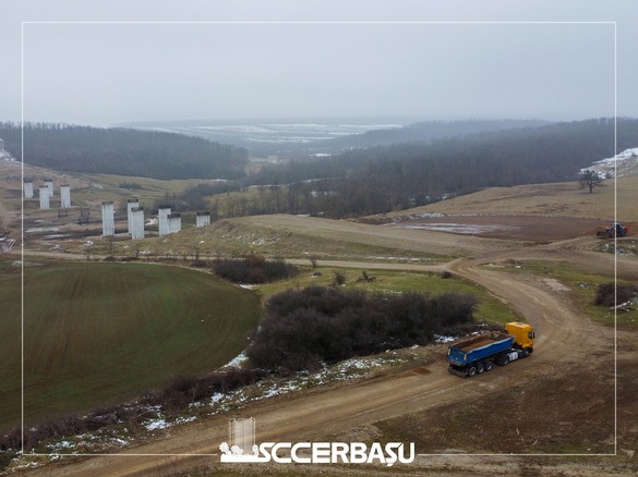 FOTO Erbașu a intrat pe Autostrada Transilvania. 