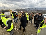 FOTO Noul pod rutier între România și Ucraina, peste râul Tisa, este realizat în procent de 50%