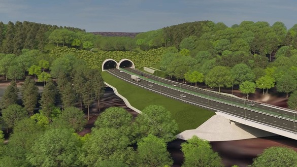 VIDEO&FOTO Umbrărescu a deschis primul șantier pe Autostrada Unirii cu bani PNRR