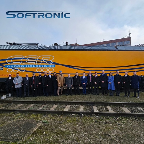 FOTO Compania românească Softronic livrează acum locomotive pentru Ungaria