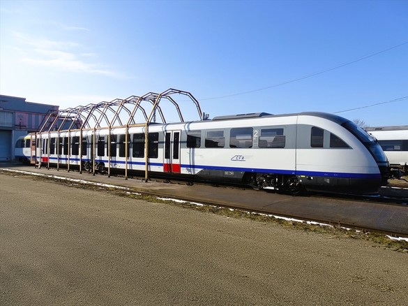 FOTO Electroputere a lansat un nou tren „Săgeata Albastră”, după o revizie capitală 