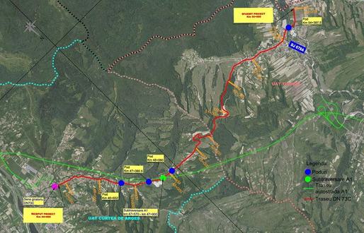 Opt oferte pentru lucrările de modernizare pe lotul Curtea de Argeș - Tigveni al DN73C