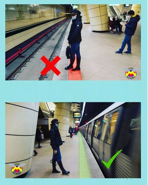 EXCLUSIV VIDEO&FOTO Metrorex va instala panouri de protecție pe peroane. Prima magistrală 