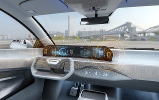 FOTO Dacia - primul posibil client Continental pentru tehnologia Ac2ated, cu sunete transmise direct de ecranul navigației
