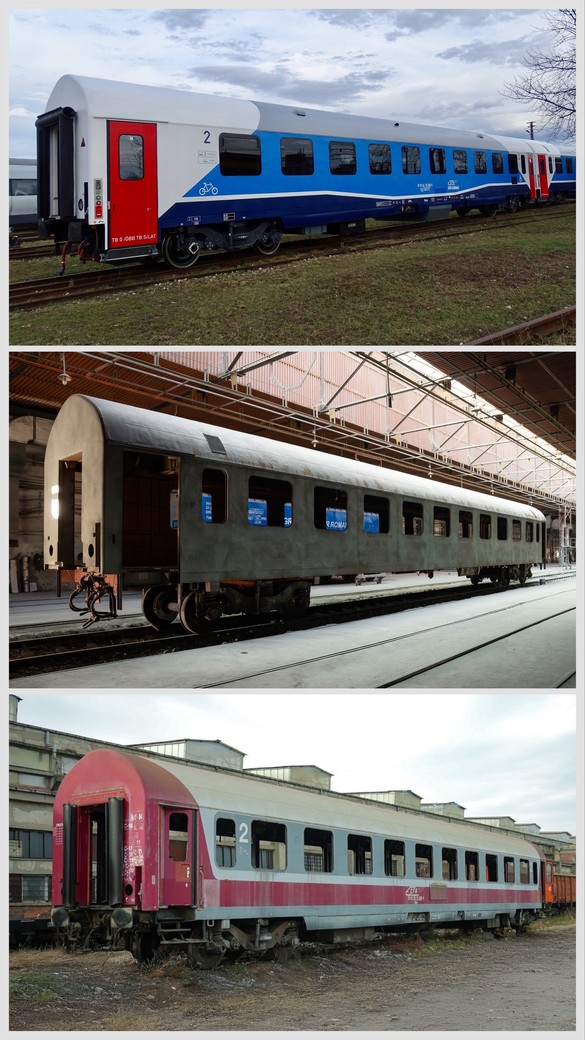 FOTO Două vagoane modernizate la Electroputere VFU Pașcani sunt gata să reintre pe șine 