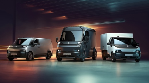 FOTO Renault prezintă primele vehicule electrice dezvoltate împreună cu Volvo Group