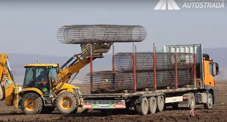 VIDEO Umbrărescu accelerează la cel mai nou șantier de autostradă din zona Moldovei