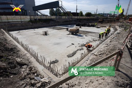VIDEO&FOTO Metrorex avansează la metroul spre Aeroportul Otopeni, cu "Sfânta Maria"