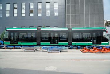 FOTO Un nou tramvai Bozankaya a ajuns în Iași