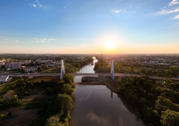 FOTO Cel mai mare pod hobanat din România, inaugurat la Satu Mare peste râul Someș