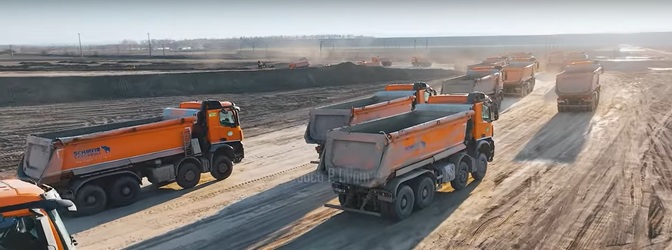 VIDEO Primele parcări amenajate pe un lot din Autostrada Moldovei 