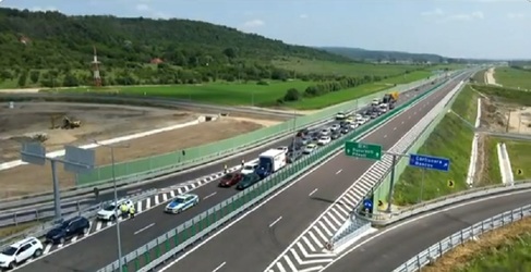 VIDEO Un nou lot de autostradă a fost deschis, premieră pentru 2025