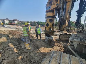 VIDEO Lucrările pentru lărgirea la 4 benzi a DN1 A, între Centura București și intersecția cu Șoseaua Chitila - Parc Mogoșoaia avansează