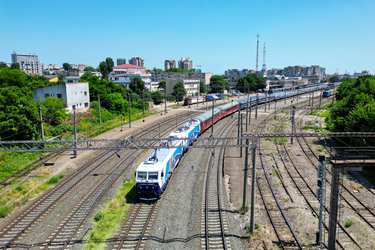 FOTO RELOC Craiova a testat încă două locomotive modernizate cu fonduri din PNRR