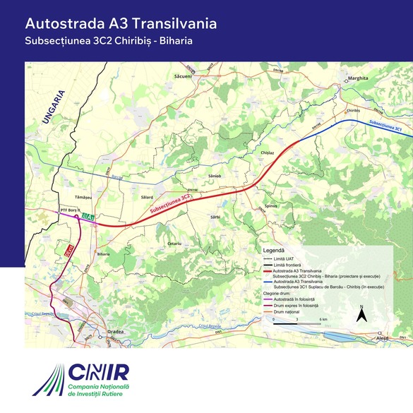 FOTO ANUNȚ Start la un nou tronson al Autostrăzii Transilvania
