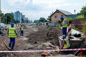FOTO ANUNȚ Modernizarea uneia dintre cele mai importante artere din sud-vestul Capitalei 