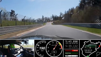 VIDEO Cum arată de la bord turul record de pe Nurburgring al noului BMW M3 CS Touring