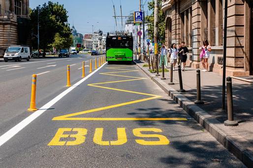 HARTĂ Primarul general interimar al Capitalei anunță prelungirea rețelei de benzi unice pentru transportul public în București