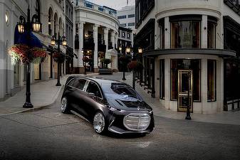 VIDEO & FOTO Mercedes a uimit americanii din California cu conceptul de lux Vision V, viitoarea Grand Limousine VLS