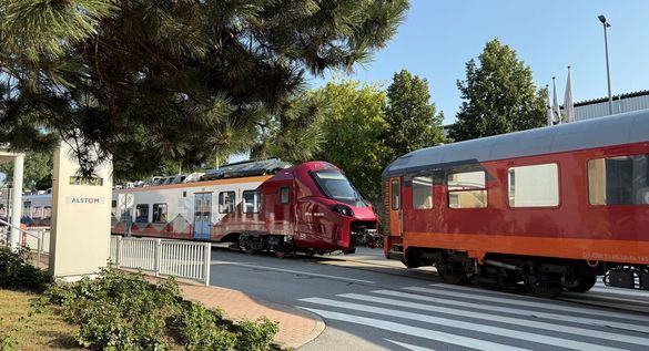 Un nou tren modern a plecat din Germania spre a fi livrat României FOTO