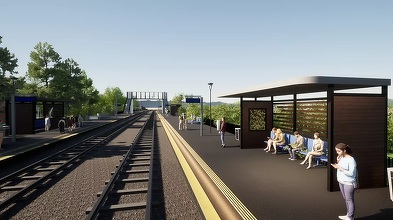 Start pentru trenul metropolitan al capitalei FOTO