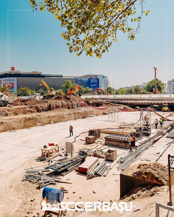 Lucrările la Planșeul Unirii: Demolări majore peste Dâmbovița, lângă Hanul lui Manuc FOTO