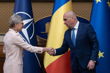 FOTO Bolojan a discutat cu BERD soarta Portului Giurgiulești din Republica Moldova, pe care statul român vrea să-l cumpere, dar Fondul Proprietatea contestă achiziția