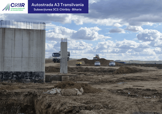 Lucrări la un nou tronson al Autostrăzii Transilvania