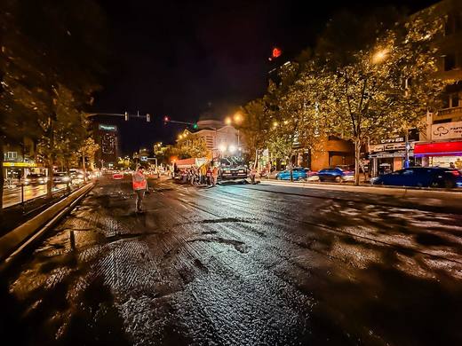 Primăria Capitalei mută în timpul nopții lucrările de pe marile bulevarde FOTO