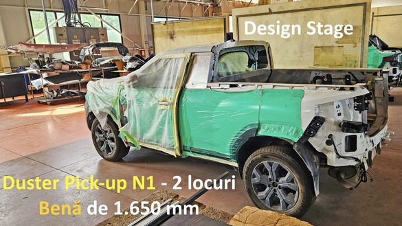 SURPRIZĂ FOTO După controversatul Dacia Duster Pickup, urmează adevăratul pickup Bigster/Niagara