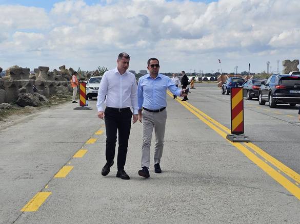 Portul Constanța - hub logistic regional cu un nou drum FOTO