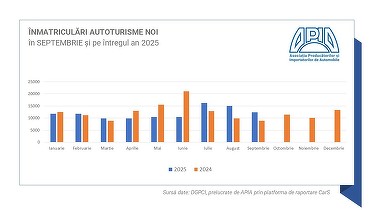 România - „Accelerare artificială a înmatriculărilor” și „redresare statistică” a pieței auto. APIA confirmă datele Profit.ro