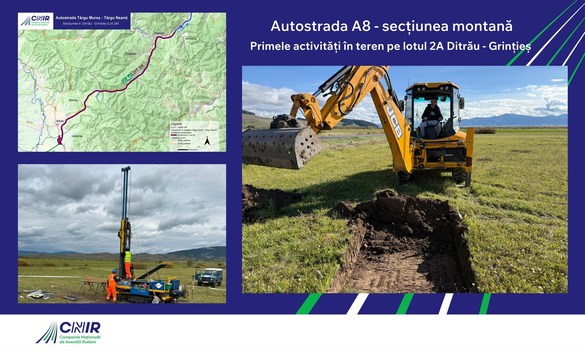 Umbrărescu - verificat pe cel mai lung lot din Autostrada Unirii FOTO