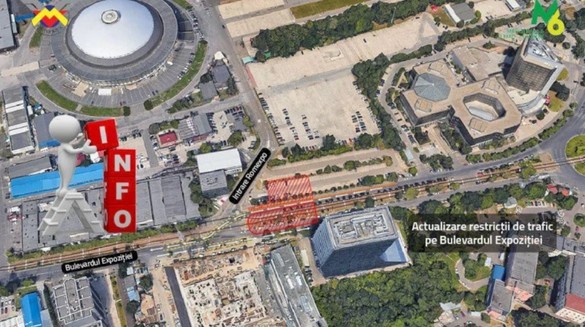 Restricții de trafic în nordul Bucureștiului, pentru metroul spre Otopeni HARTĂ