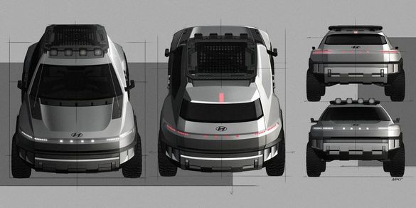 Hyundai lansează primele schițe cu viitorul model de teren FOTO