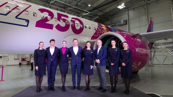 Wizz Air prezintă a 250-a aeronavă. Reduceri mari la bilete FOTO