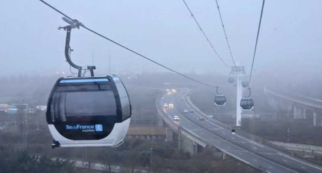 VIDEO Cel mai lung traseu de teleferic din Europa a fost inaugurat în apropiere de Paris