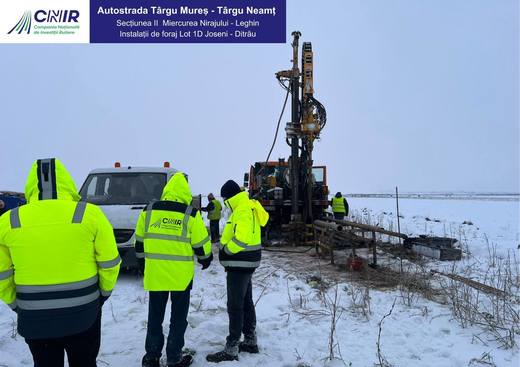 Start la un nou tronson al Autostrăzii Unirii FOTO