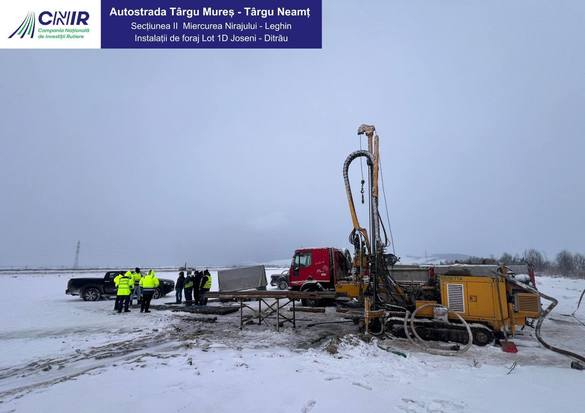 Start la un nou tronson al Autostrăzii Unirii FOTO