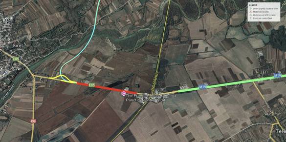 PREMIERĂ FOTO Drum expres al României cu lucrări și pe teritoriul Ucrainei