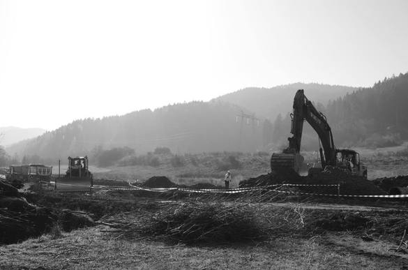 ANUNȚ de pe Drumul „Valea Doftanei”, variantă la Valea Prahovei: Lucrările avansează într-un ritm foarte bun